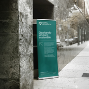 Banners de pie retráctil