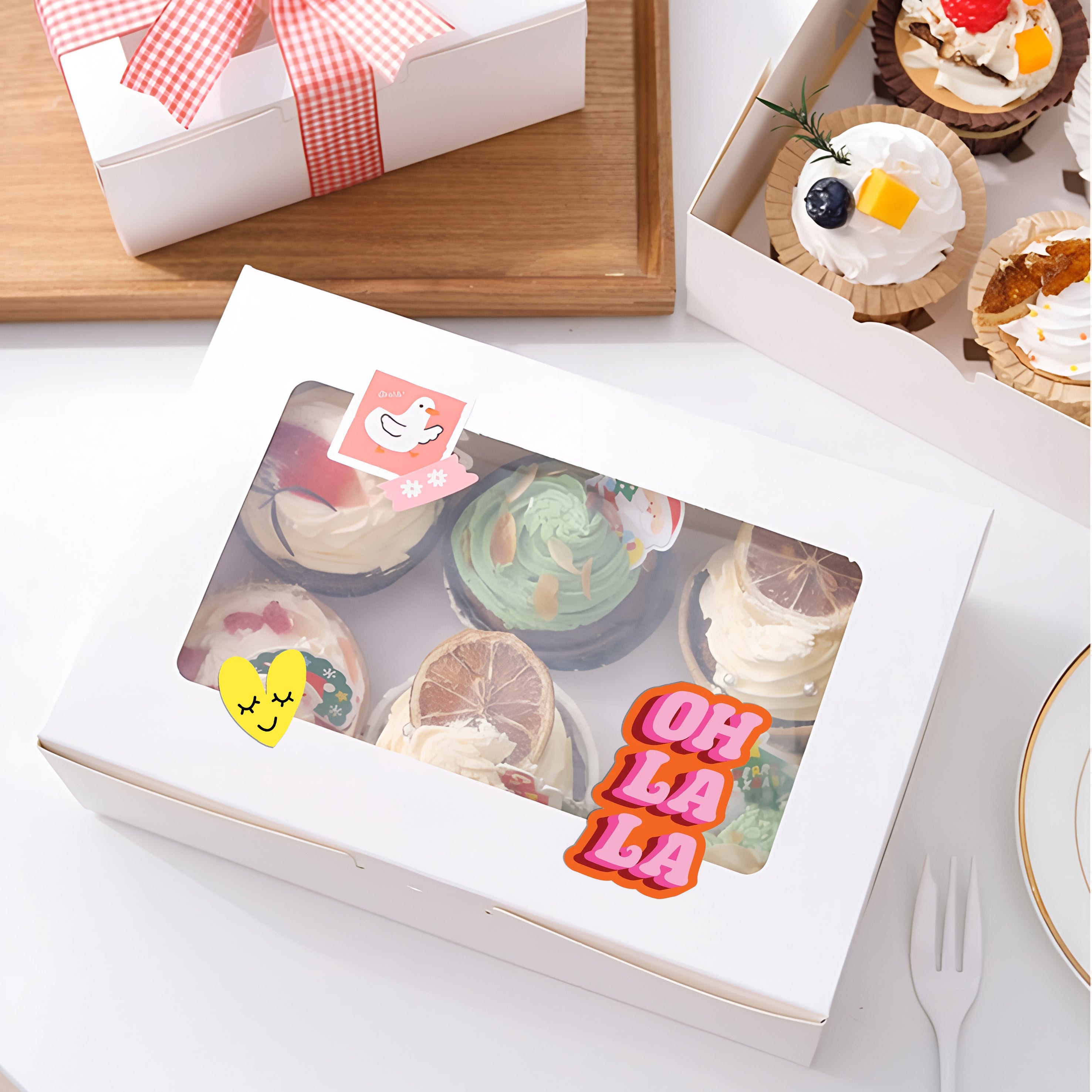 Caja de Cupcakes x6