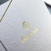 Tarjetas de presentación metalico/dorado