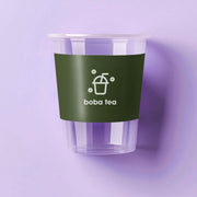Vasos desechables de plástico